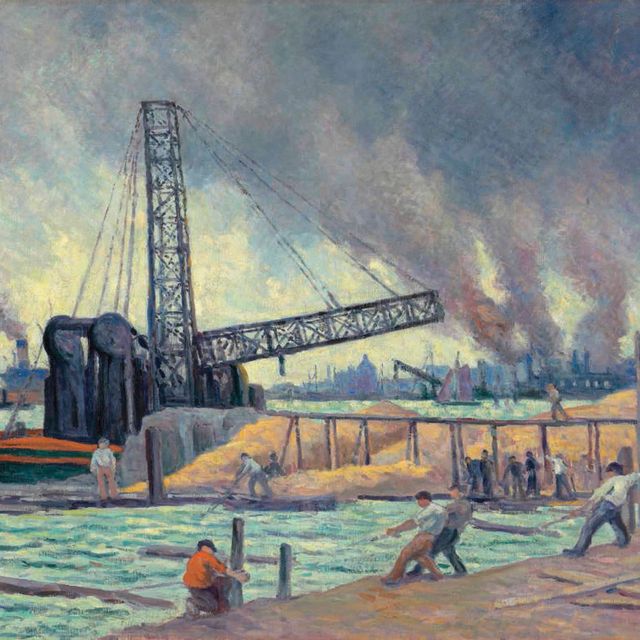 Maximilien Luce — Порт Роттердама