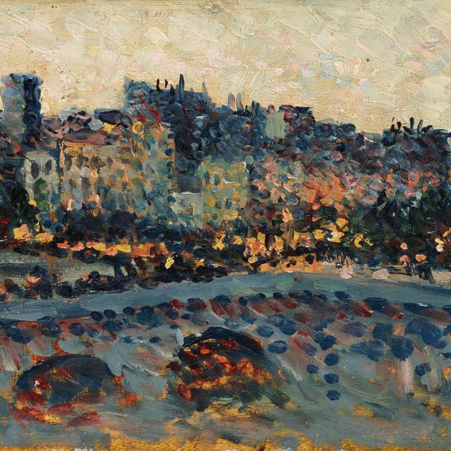 Maximilien Luce — Ле-Пон-Неф у реки Дройт-де-ла-Сена на вершине Дюпон-Неф