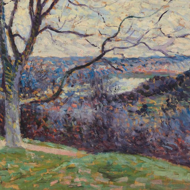 Maximilien Luce — Букля из Сены на берегу реки Эрбле