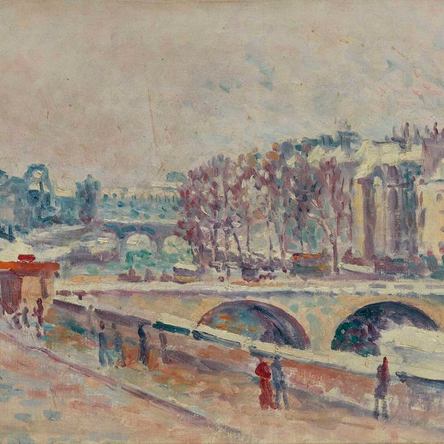 Maximilien Luce — Набережная Сен-Мишель