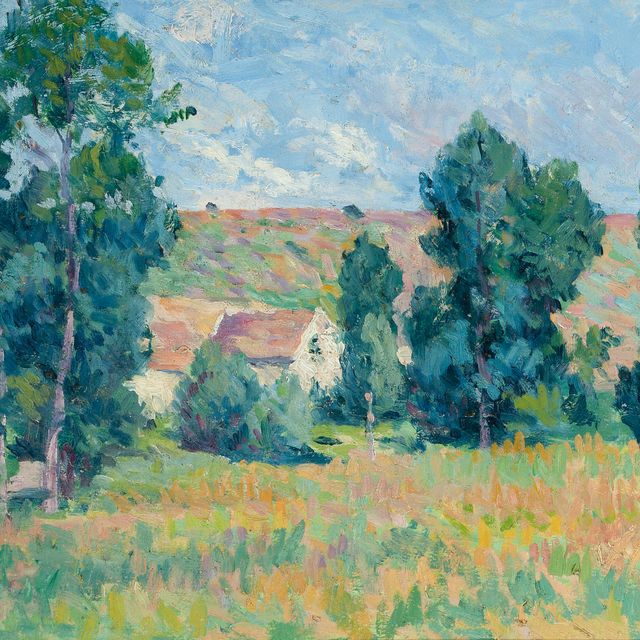 Maximilien Luce — Мулине, ужин на ферме