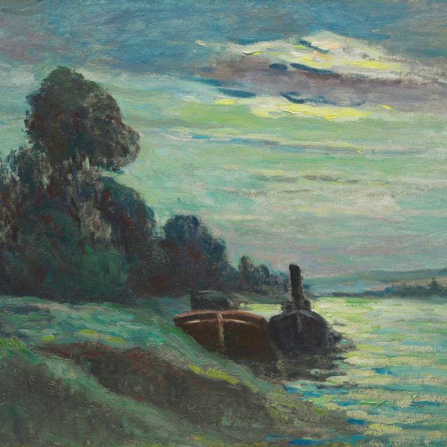 Maximilien Luce — Пениши на берегу Сены