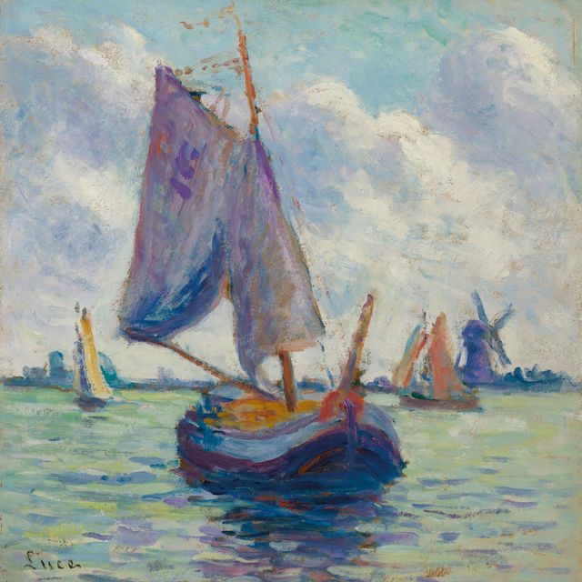 Maximilien Luce — Голландское поле битвы