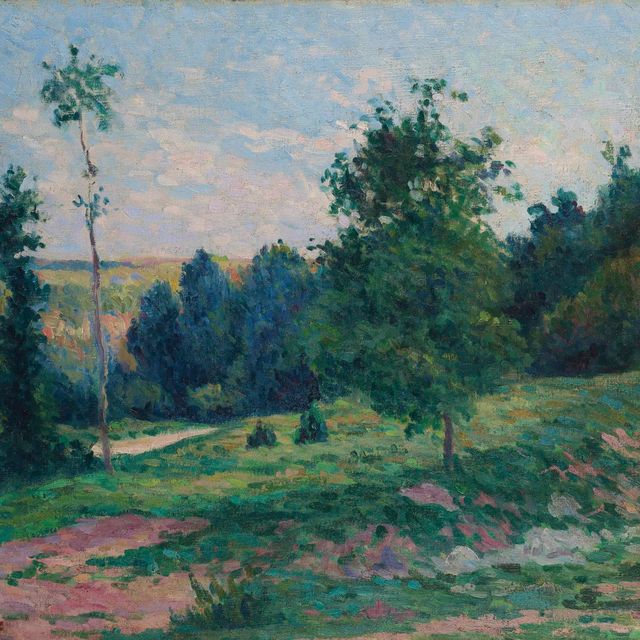 Maximilien Luce — Пейсаж, окрестности Мулине