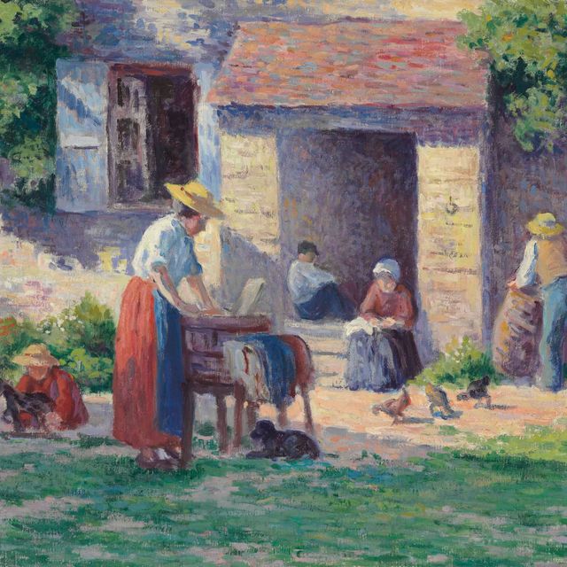 Maximilien Luce — Ферма в Бесси-сюр-Кюре