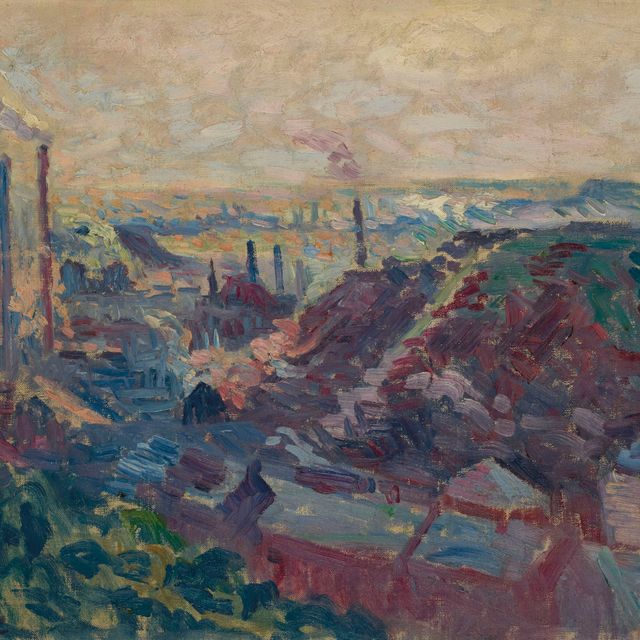 Maximilien Luce — Промышленная долина Самбра