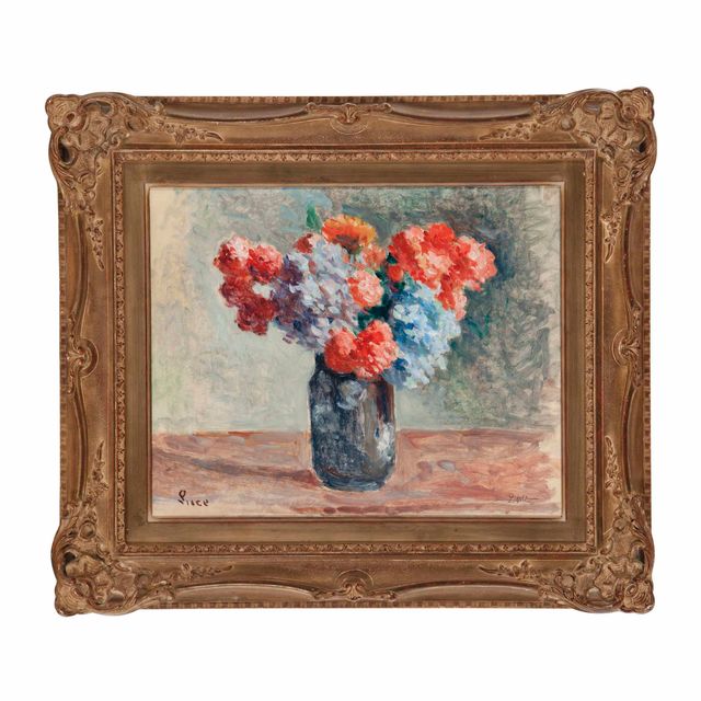 Maximilien Luce — Цветы в вазе