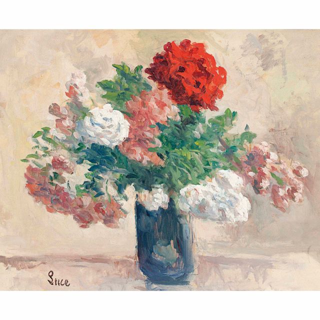 Maximilien Luce — Цветы в вазе