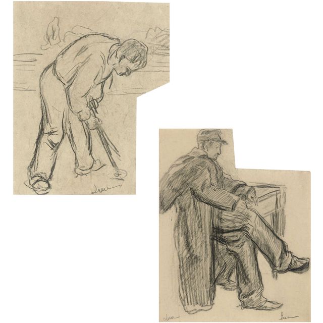 Maximilien Luce — Солдат-помощник перед первым столом