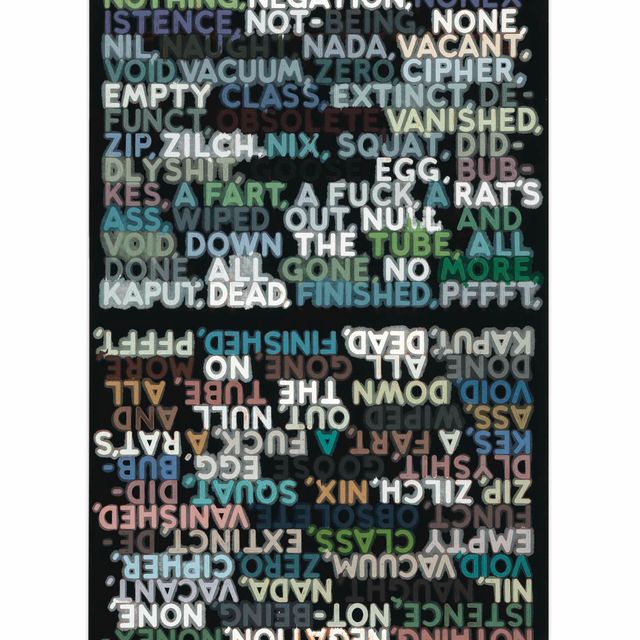 Mel Bochner — Ничего/Nothing (Ничего)