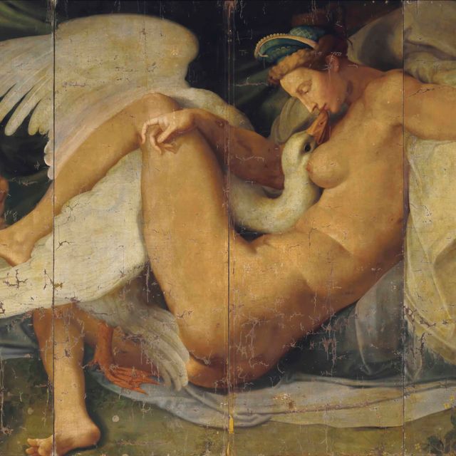 Michelangelo — Леда и лебедь