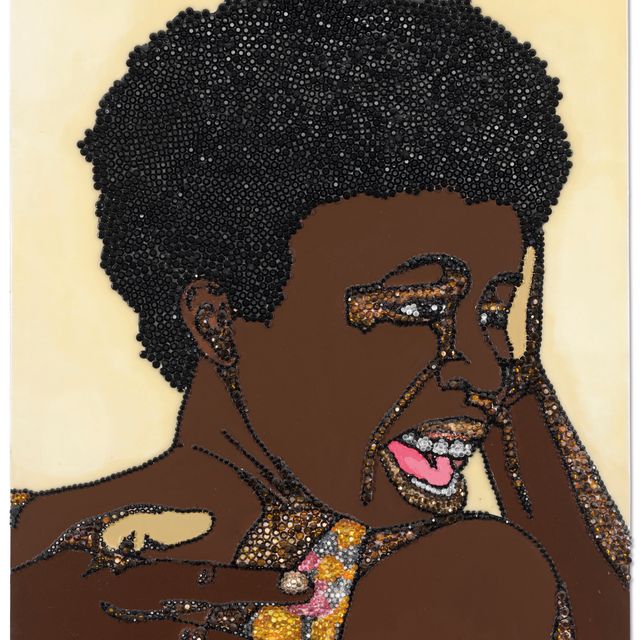 Mickalene Thomas — Портрет борца №5