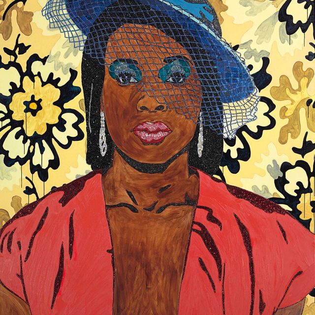 Mickalene Thomas — Кусукуза, Настоящая красавица Негресс #1