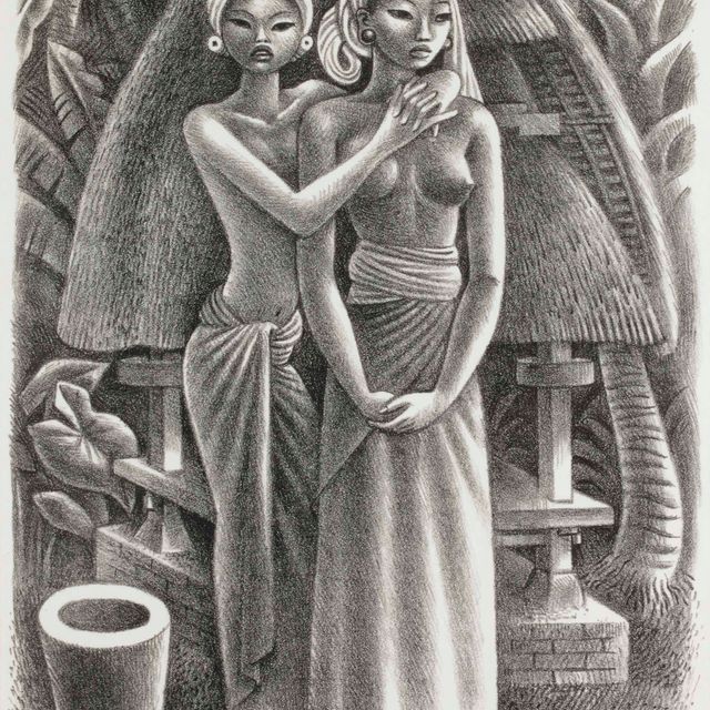 Miguel Covarrubias — Рисовое зернохранилище, Бали