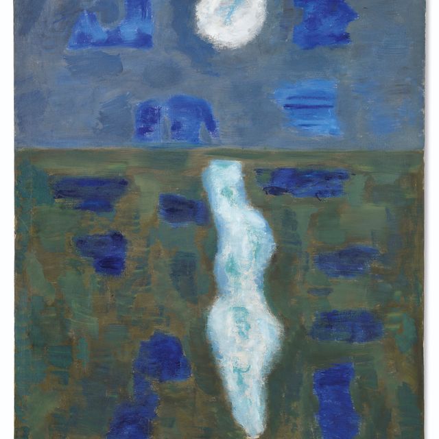 Milton Avery — Белая луна