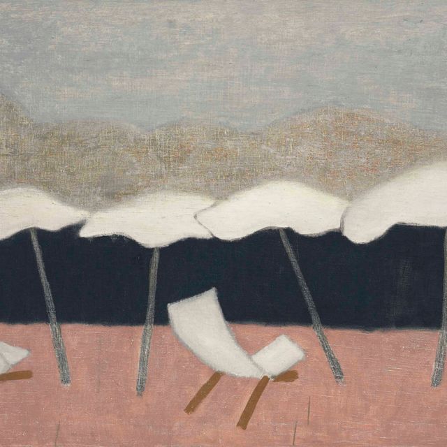 Milton Avery — Белые зонтики