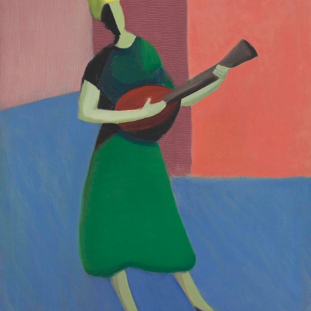 Milton Avery — Игрок на мандолине