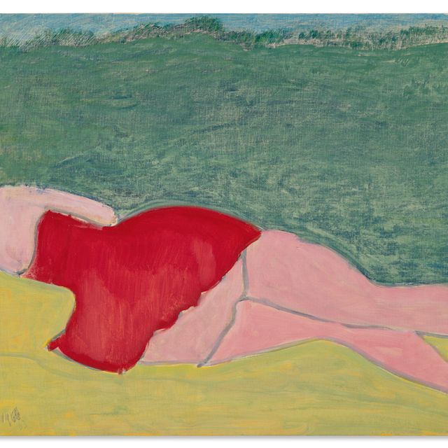 Milton Avery — Спящий купальщик