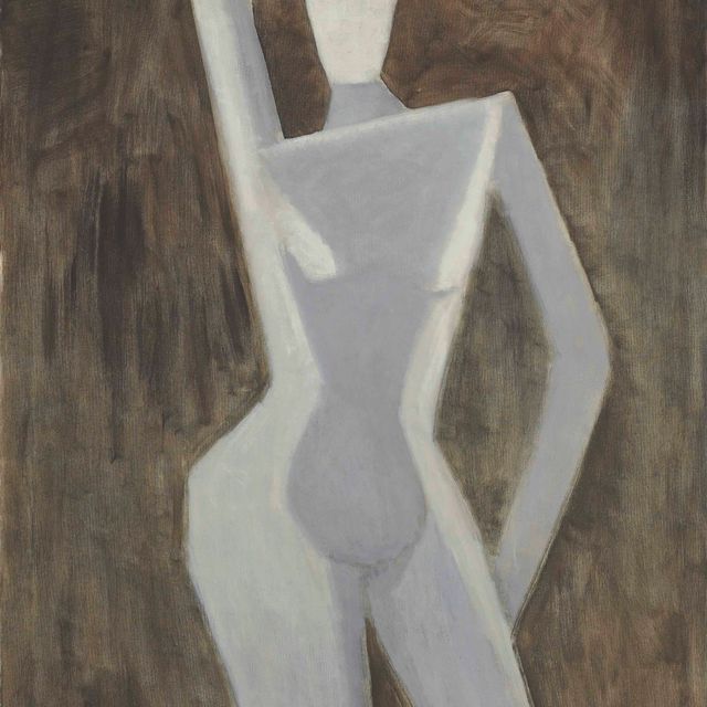 Milton Avery — Серая Обнаженная натура