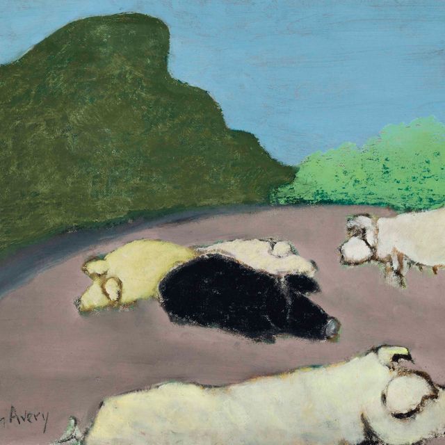 Milton Avery — Свиньи № 2