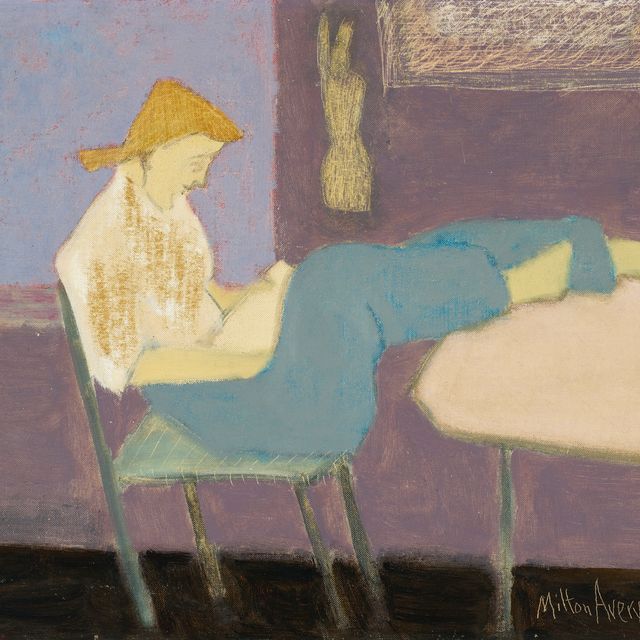 Milton Avery — Без названия (Читатель)