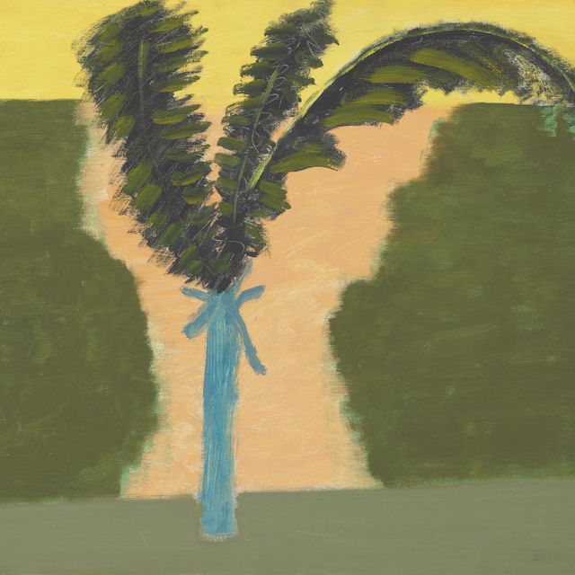 Milton Avery — Пальма на закате