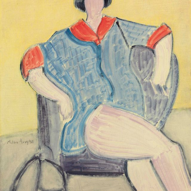 Milton Avery — Сидящая женщина