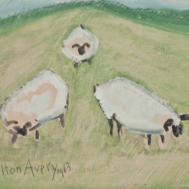 Milton Avery — Три овцы