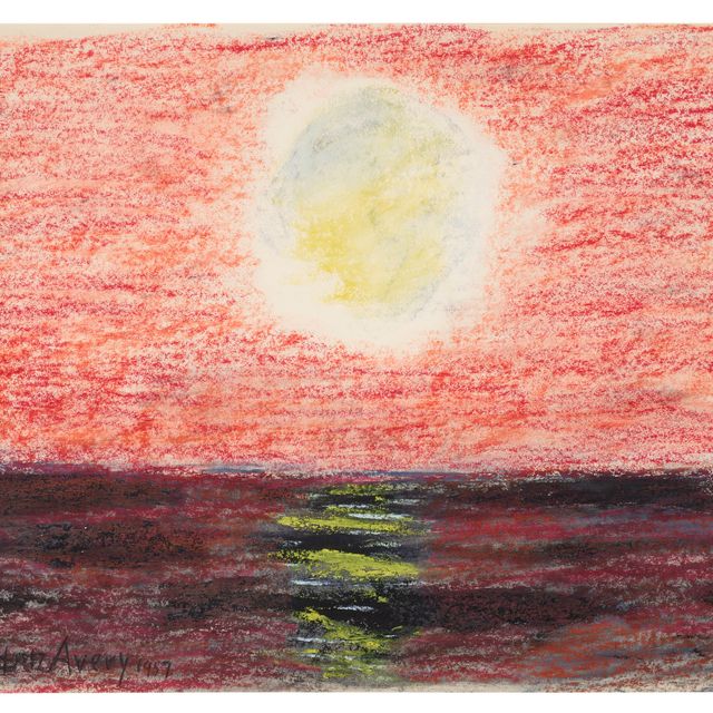 Milton Avery — Вечернее солнце