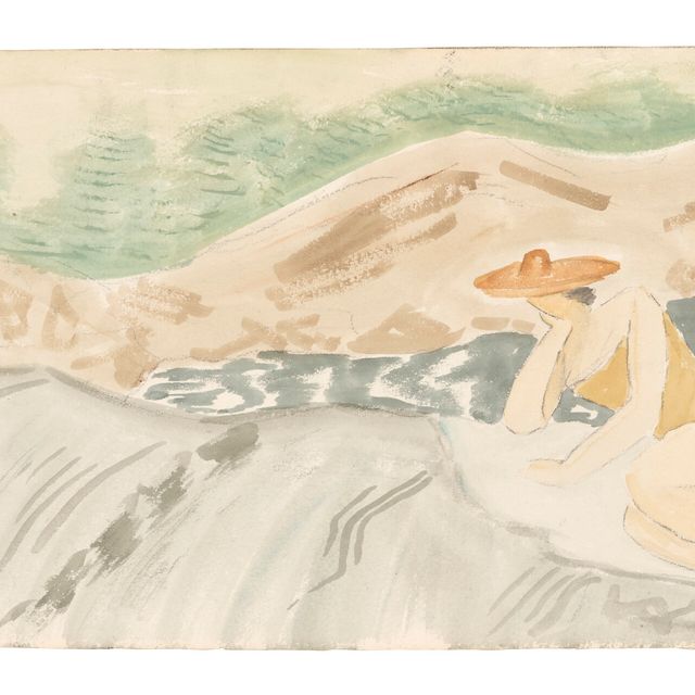 Milton Avery — Загорающий