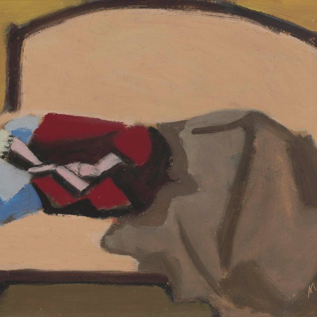 Milton Avery — Спящая женщина на диване