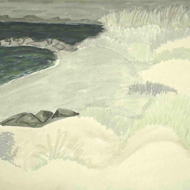 Milton Avery — Темная бухта, Бледные дюны