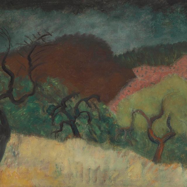 Milton Avery — Осенний пейзаж