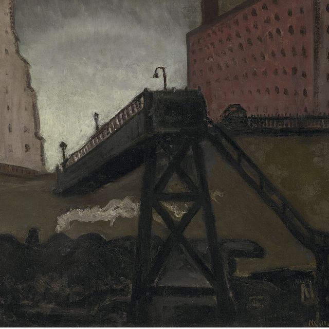 Milton Avery — Угольный элеватор, Нью-Йорк