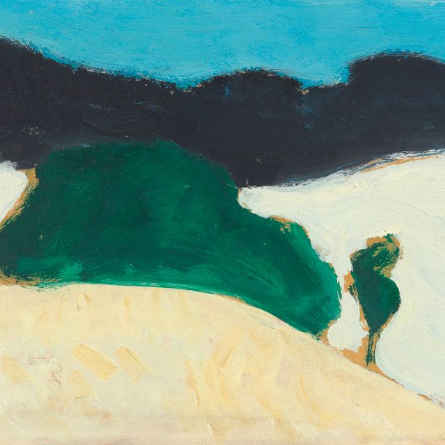 Milton Avery — Темная гора