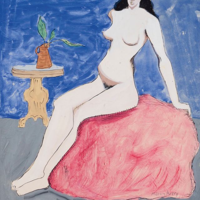 Milton Avery — Смелая обнаженная натура