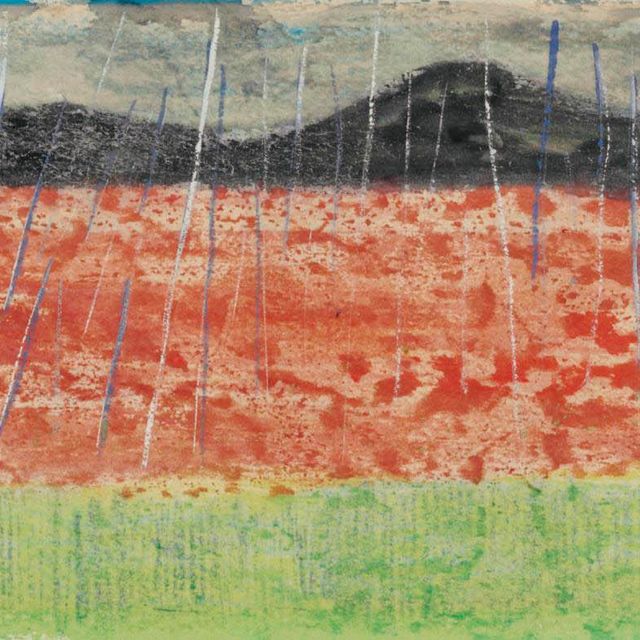 Milton Avery — Красное поле