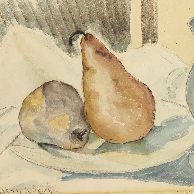 Milton Avery — Натюрморт с грушами