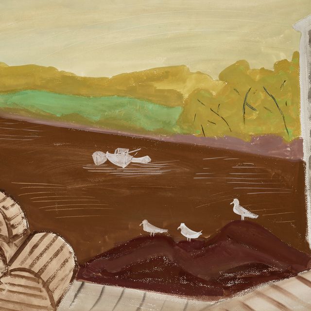 Milton Avery — Чайки в гавани