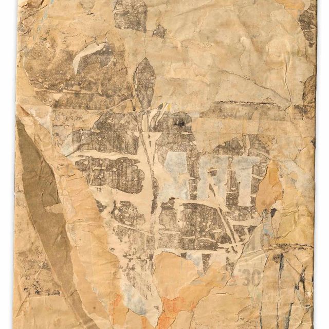 Mimmo Rotella — A mezza luna (в полумесяце)