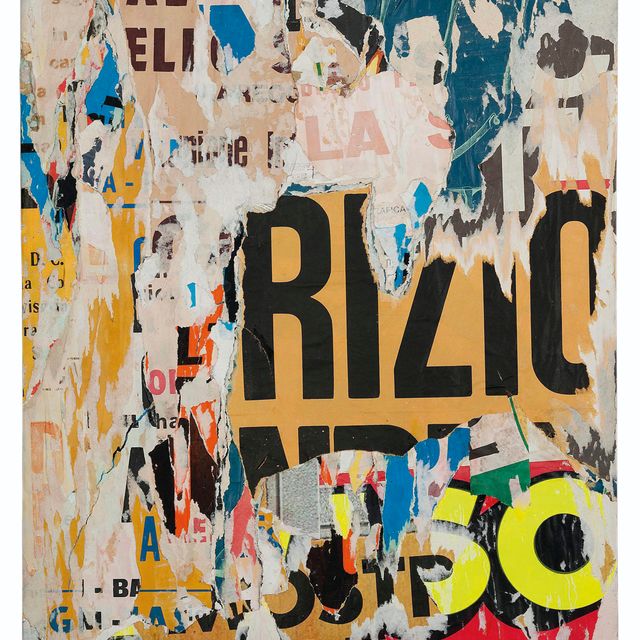 Mimmo Rotella — Эстроверсо (общительный)