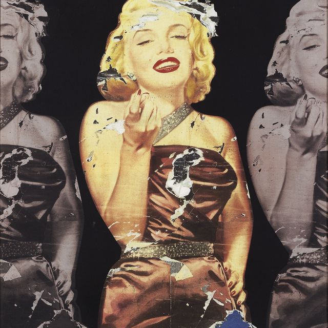 Mimmo Rotella — Я люблю тебя (Мэрилин)
