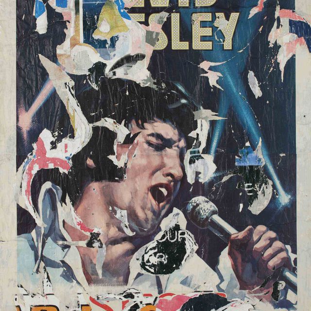 Mimmo Rotella — Шоу Элвиса Пресли