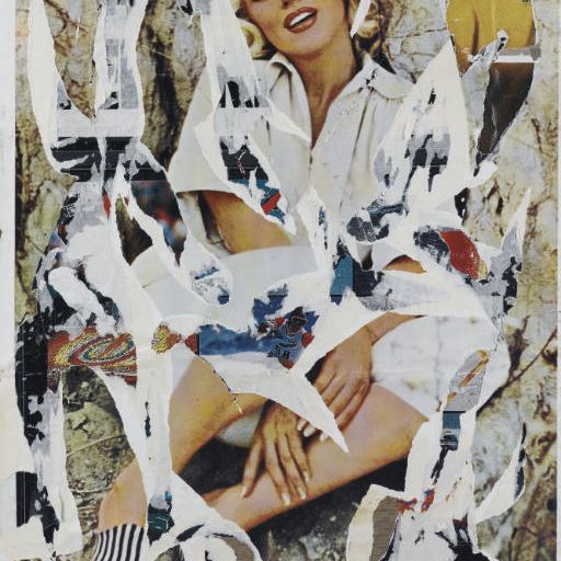 Mimmo Rotella — Визит к Мэрилин