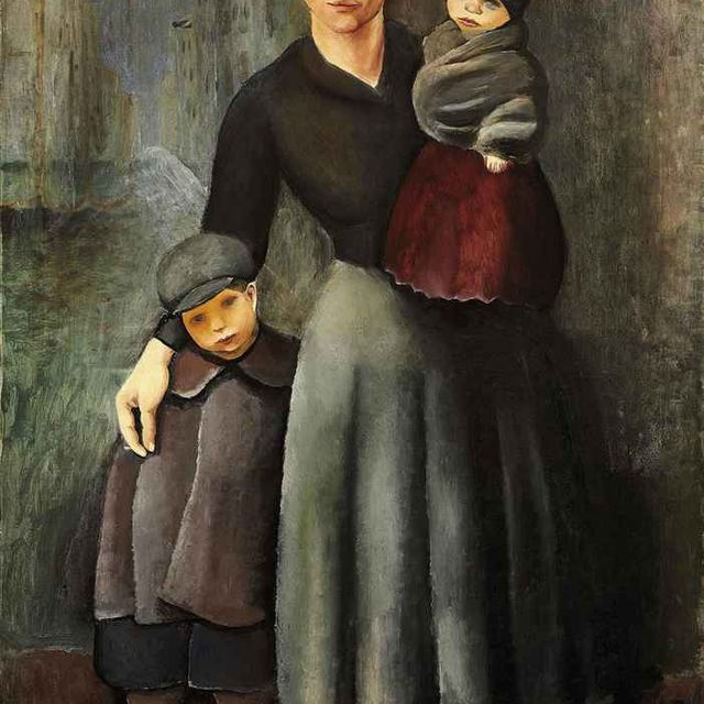 Moise Kisling — Мать и ее дети
