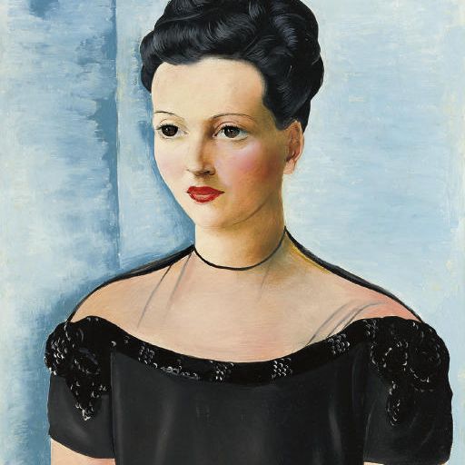 Moise Kisling — Портрет мадам С. Фриман
