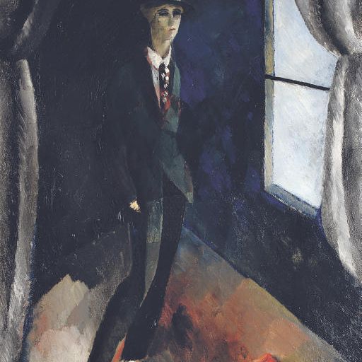 Moise Kisling — Человек, скрывающийся за окном