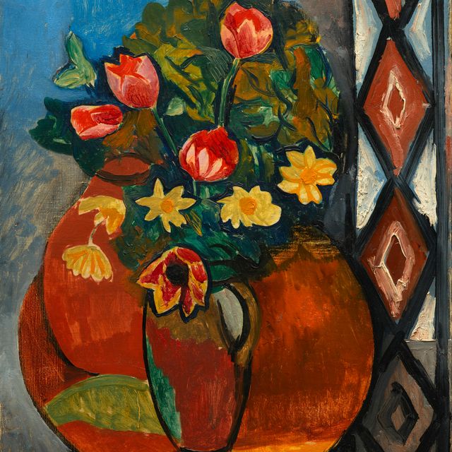 Moise Kisling — Тюльпаны и нарциссы