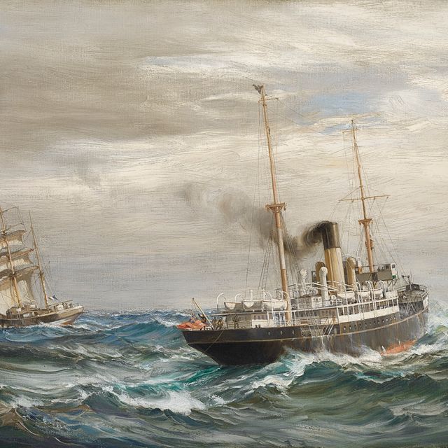 Montague Dawson — Передавая приветствия