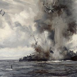 Montague Dawson — Подводная лодка против Воздушное судно